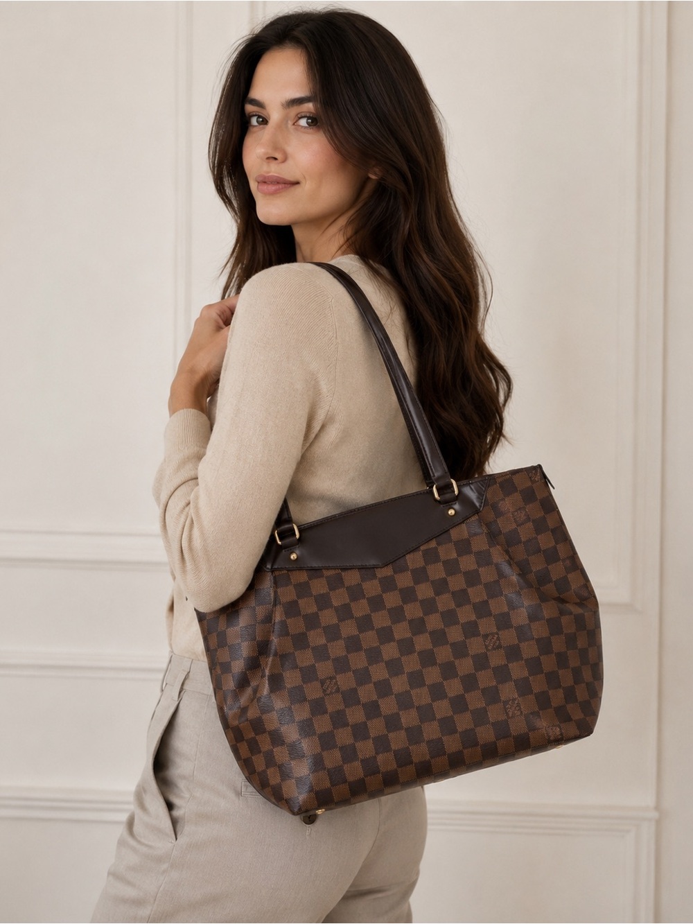 Louis Vuitton Damier Ebene Canvas with dust bag & COA